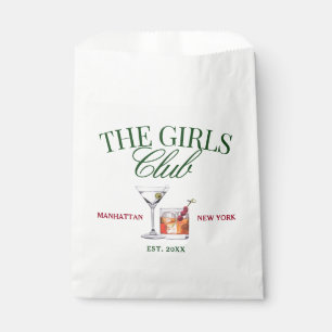Classy Cocktails Green & Red Girl's Club Geschenktütchen