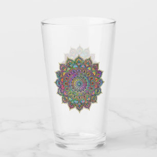 Classy Colorful Mandala India Style 1 Glas