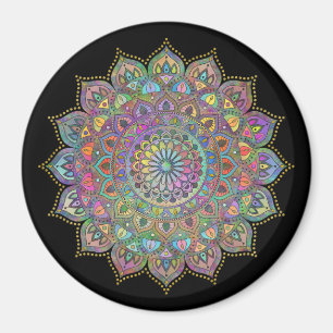 Classy Colorful Mandala India Style 1 Magnet