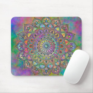 Classy Colorful Mandala India Style 1 Mousepad