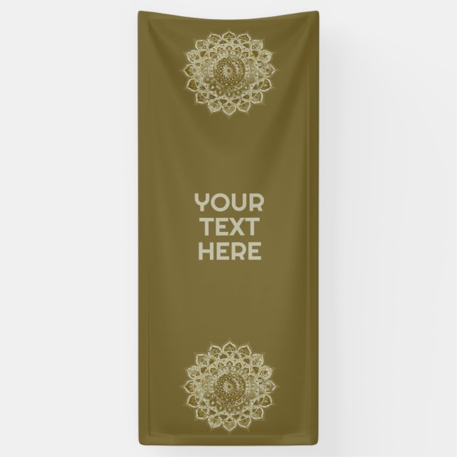 Classy Colorful Mandala India Style 4 Banner (Vertikal)