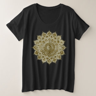 Classy Colorful Mandala India Style 4 Große Größe T-Shirt