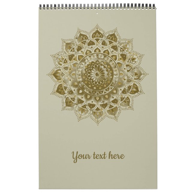 Classy Colorful Mandala India Style 4 Kalender (Titelbild)