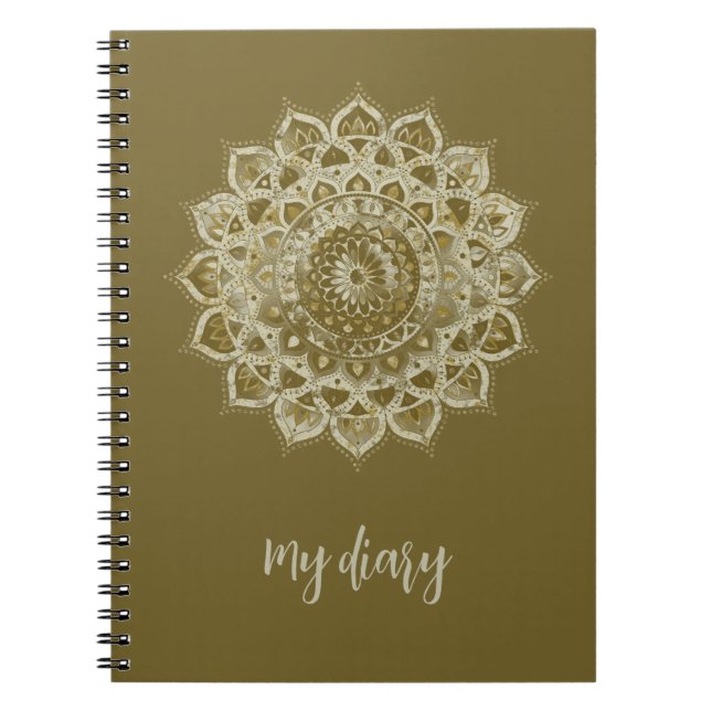 Classy Colorful Mandala India Style 4 Notizblock (Vorderseite)