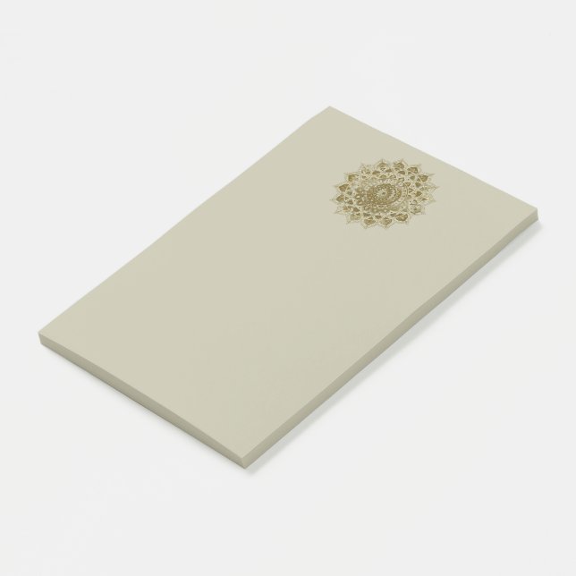 Classy Colorful Mandala India Style 4 Post-it Klebezettel (angewinkelt)
