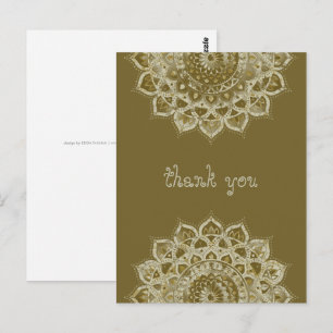 Classy Colorful Mandala India Style 4 Postkarte
