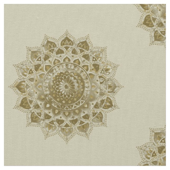 Classy Colorful Mandala India Style 4 Stoff (Nahaufnahme)