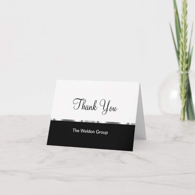 Classy Corporate Thank You Cartes Design (Devant)
