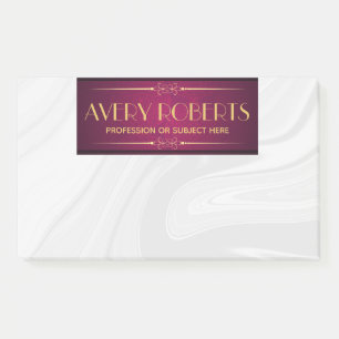 Classy crimson mandala Elegant Luxus geometrisch Post-it Klebezettel