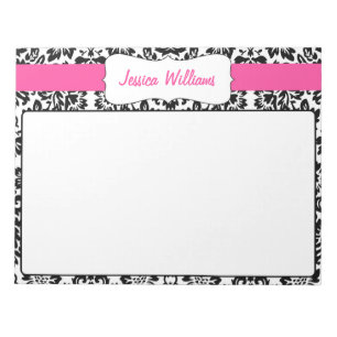 Classy Damask Notizblock