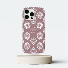 Classy Damask Regency Mountbatten Pink iPhone 16 Pro Max Hülle