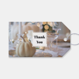 Classy Dinner Party Extravagante Lage Vielen Dank Geschenkanhänger