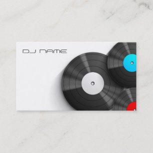 Classy DJ Business Card Visitenkarte