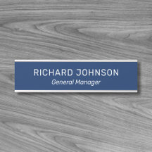 Classy Elegant Individuelle Name Titel Mitarbeiter
