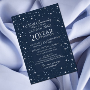 Classy, Elegant School Reunion Design Invitation