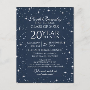 Classy, Elegant School Reunion Design Invitation