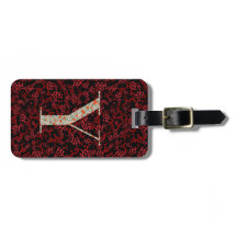 Classy Floral Mit Monogramm Letter Y dunkelrot