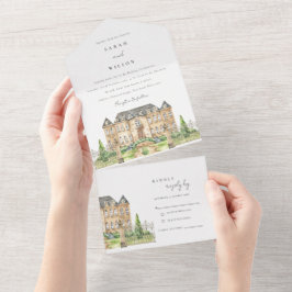 Classy Garden Chateau Frische Pasta machen All In One Einladung