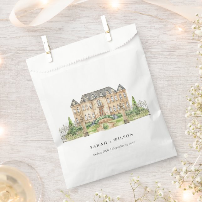 Classy Garden Schloss Schloss Schloss Montebello Geschenktütchen (Ausgeschnitten)