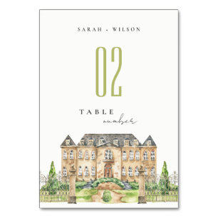Classy Garden Schloss Schloss Schloss Montebello Tischnummer