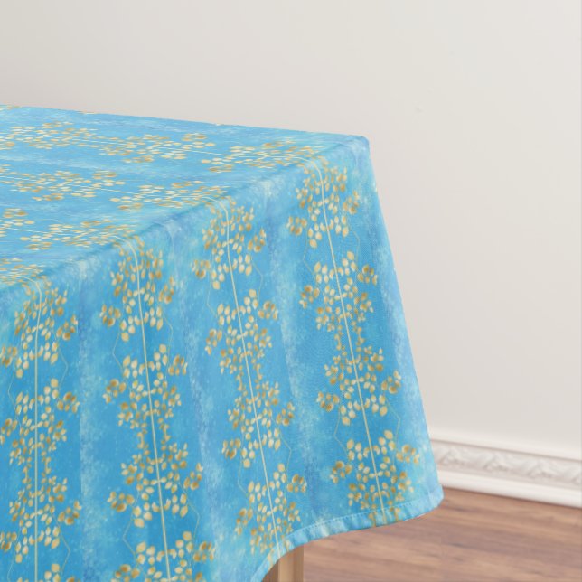 Classy Gold Floral Pattern Tischdecke (Beispiel)