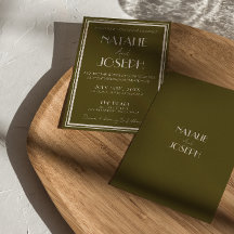 Classy Grassland Old Money Luxury Retro Wedding