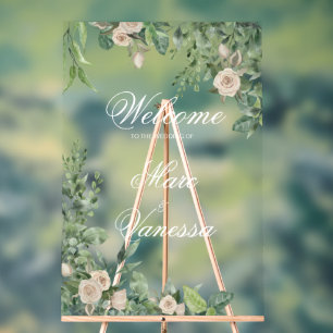Classy Greenerity Willkommenszeichen Acrylschild