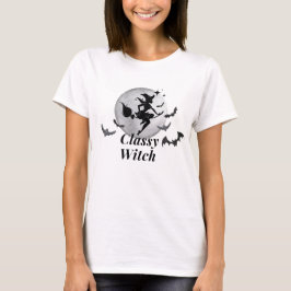 Classy Hexe und MondHalloween T-Shirt