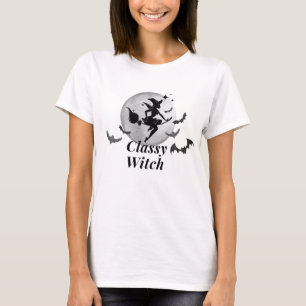 Classy Hexe und MondHalloween T-Shirt
