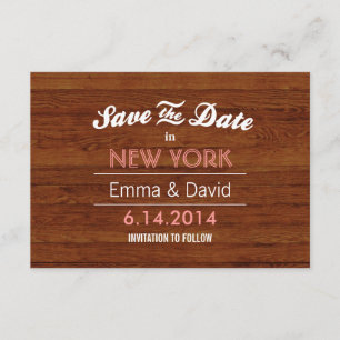 Classy Holz Hintergrund Speichern Sie die Datumska Save The Date