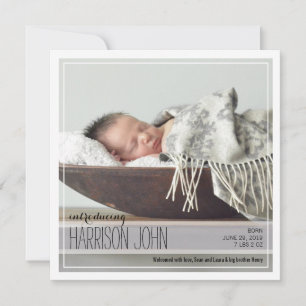 Classy Intro   Blue Dots Baby Ankündigung