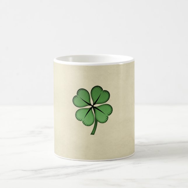 Classy Irish Lucky Kleeblatt Kaffeetasse (Mittel)