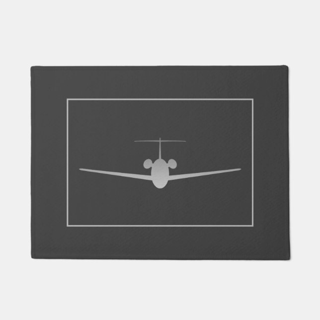 Classy-Jet-Flugzeug Fußmatte (Vorderseite)