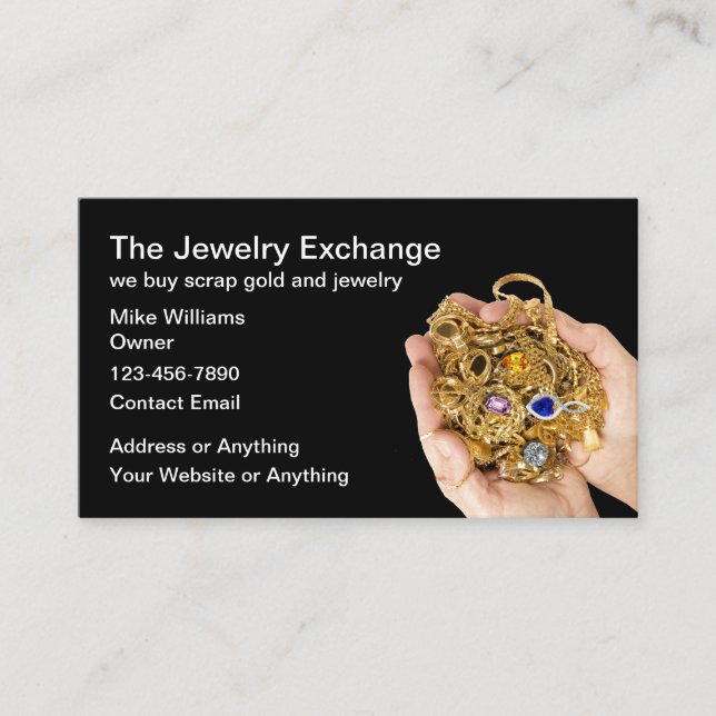 Classy Jeweler Scrap kaufen Visitenkarten Visitenkarte (Vorderseite)