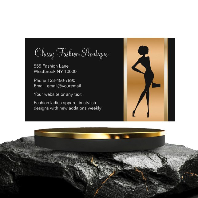 Classy Ladys Fashion Boutique Visitenkarte (Von Creator hochgeladen)