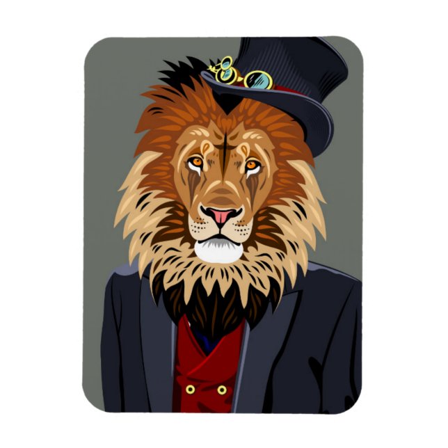 Classy Lion Magnet (Vertikal)