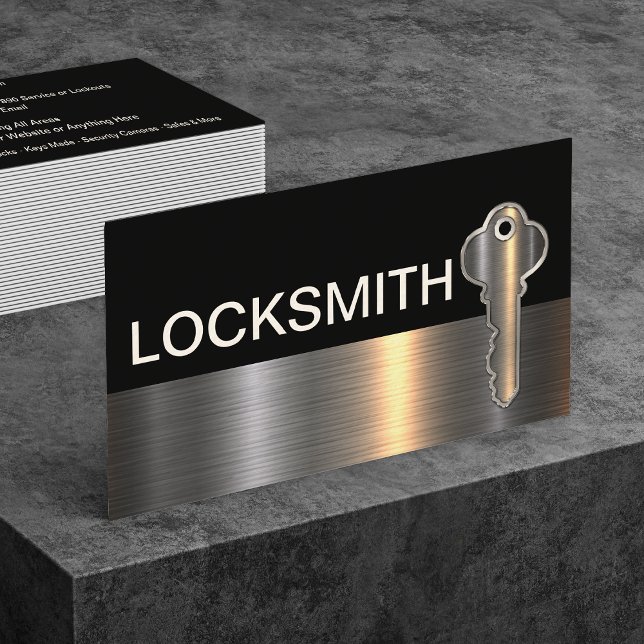 Classy Locksmith Sécurité Cartes de visite Nouveau (Créateur téléchargé)