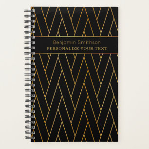 Classy Luxury Abstrait Black Gold Professional