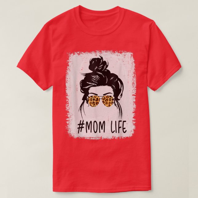 Classy Mama Life mit Leopard Pattern Shades Cool m T-Shirt (Design vorne)