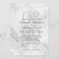 Classy Marble Elegant Wedding