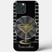 Classy Martini Cocktail Glass Personalisiert