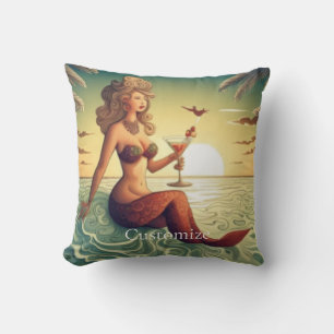 Classy Martini Mermaid Thunder_Cove Kissen