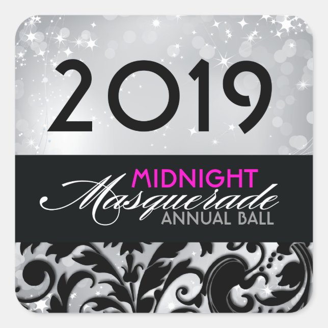 Classy Masquerade Sticker (Vorderseite)