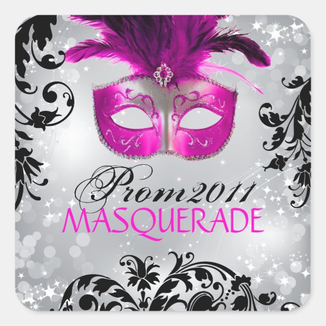 Classy Masquerade Sticker (Vorderseite)