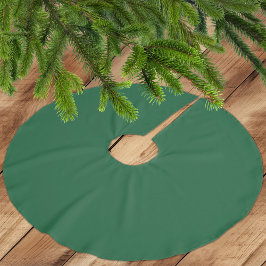 Classy Medium Dark Green - Polyester Tree Skirt Weihnachtsbaumdecke