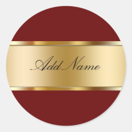 Classy Monogram Stickers