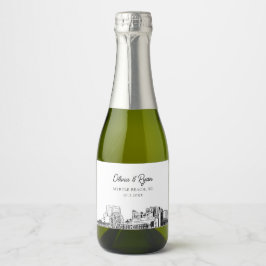 Classy Myrtle Beach Wedding Gefallen Custom Mini