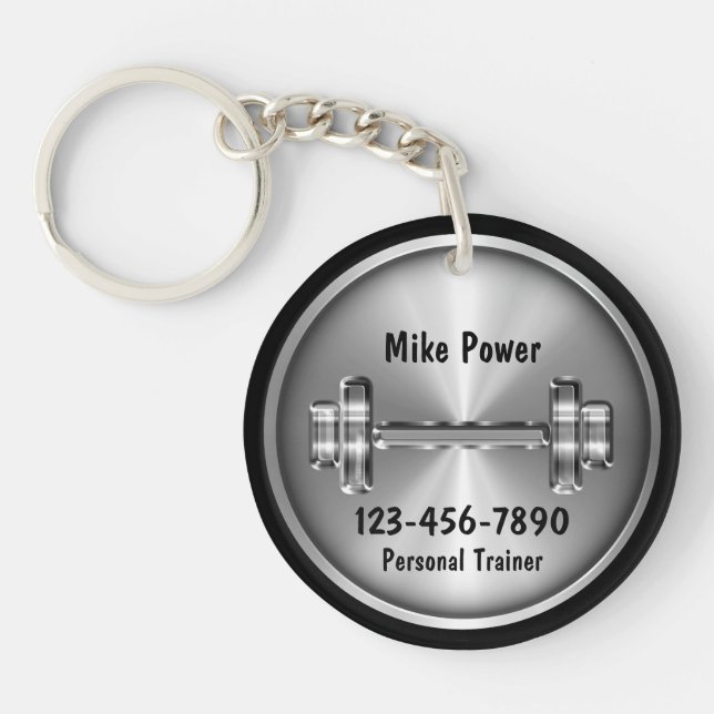 Classy Personal Trainer Promoter Promotions Schlüs Schlüsselanhänger (Vorderseite)