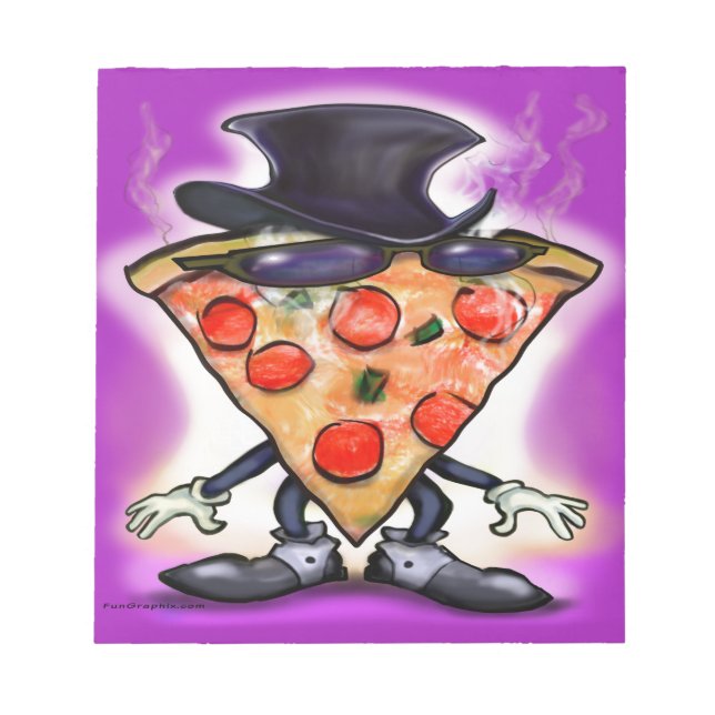 Classy Pizza Notizblock (Vorderseite)