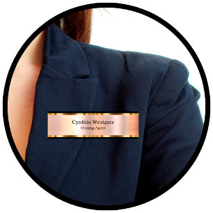 Classy Real Anwesen Closing Agent Namenschild